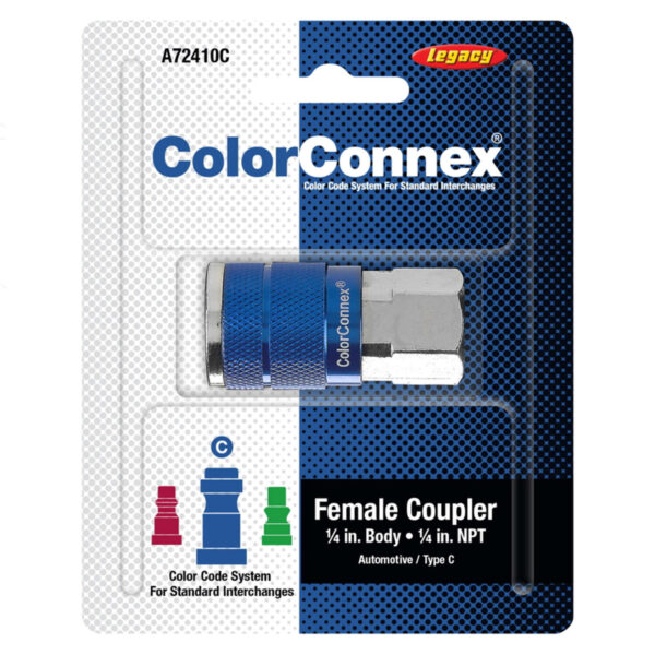 COPLE AZUL TIPO C 1/4″ FNPT